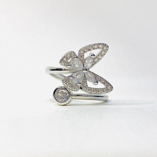 Adjustable Butterfly Ring